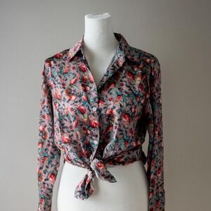 Elie‎ Tahari Pomegranate Blouse